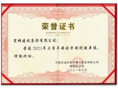 安全管理優(yōu)勝單位